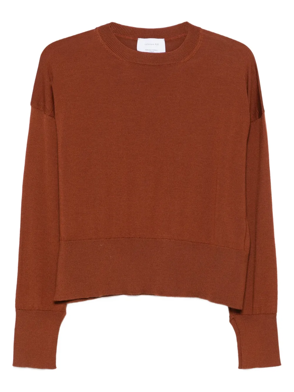 Daniele Fiesoli round-neck wool sweater | Brown | Image 1