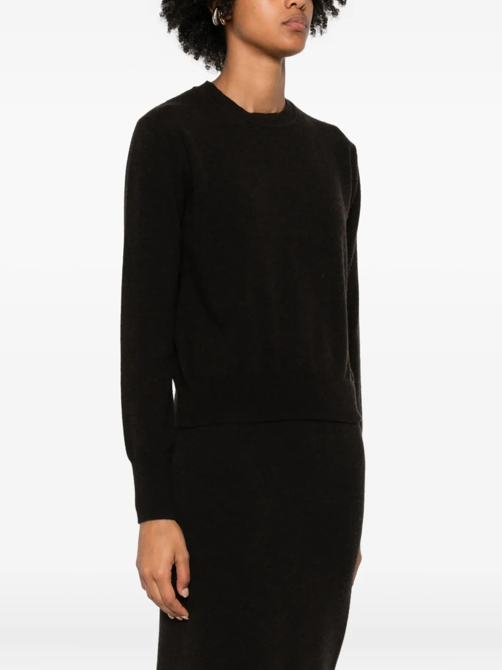 Daniele Fiesoli Sweater met ronde hals Bruin