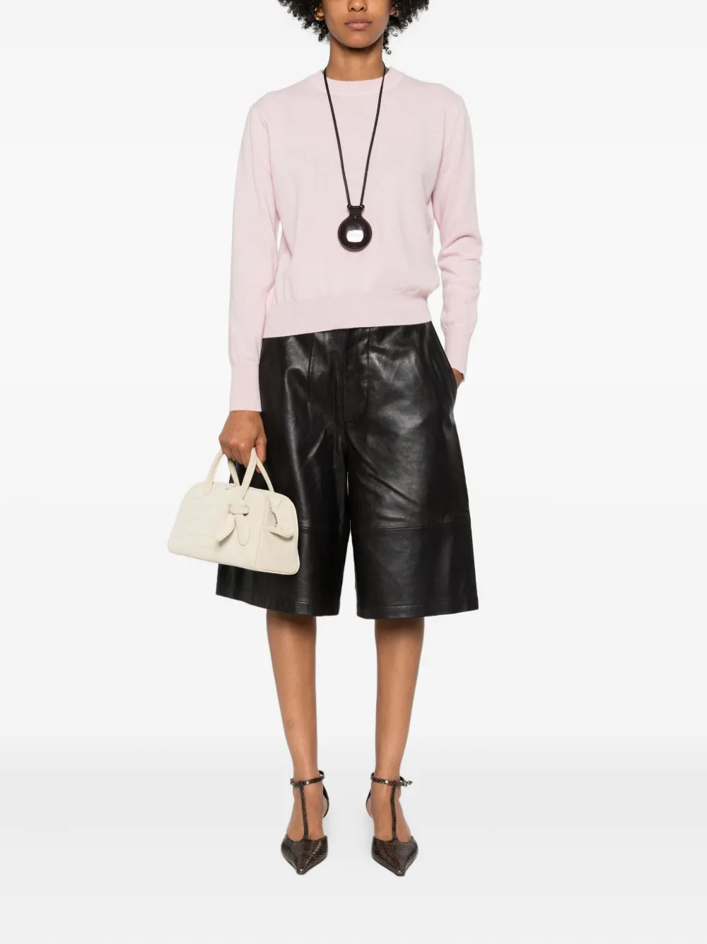 Daniele Fiesoli round-neck merino-cashmere-blend sweater | Knitted Sweaters | Image 2