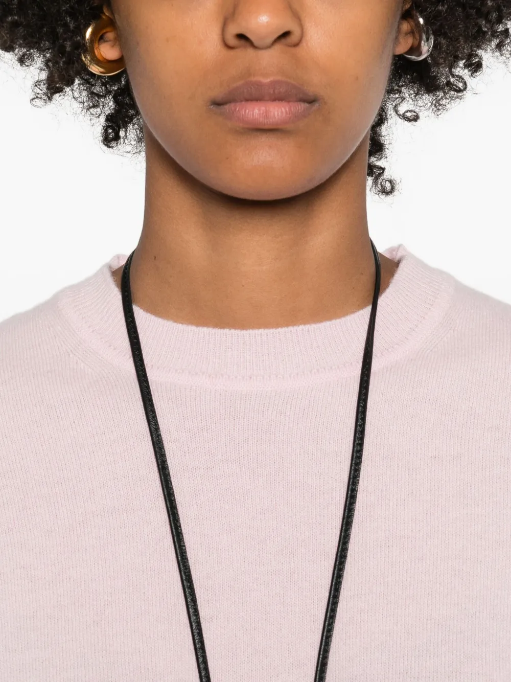 Daniele Fiesoli Round-neck Merino-cashmere-blend Sweater In Pink
