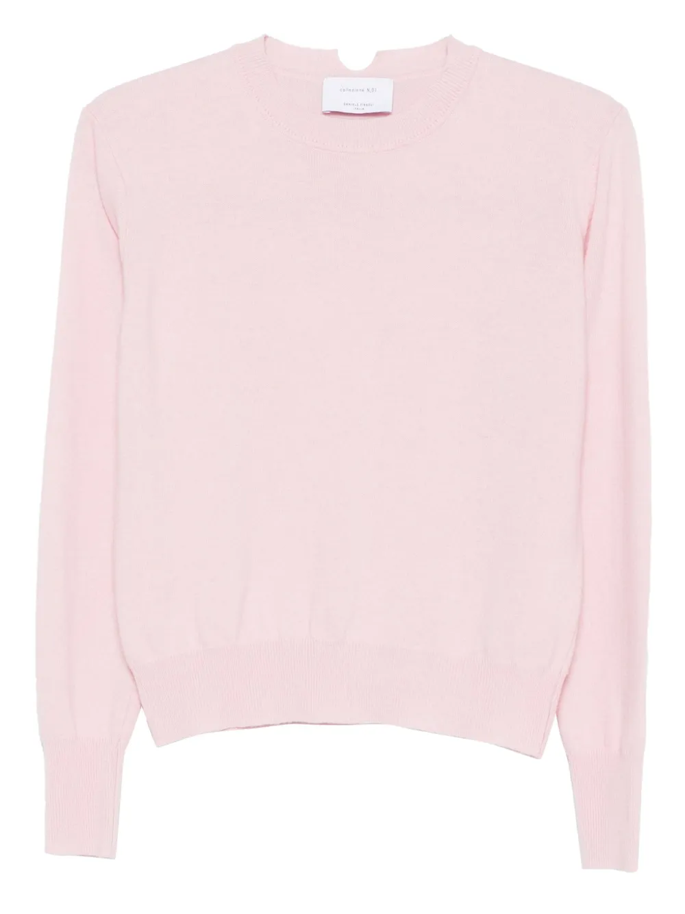 Daniele Fiesoli round-neck merino-cashmere-blend sweater | Pink | Image 1