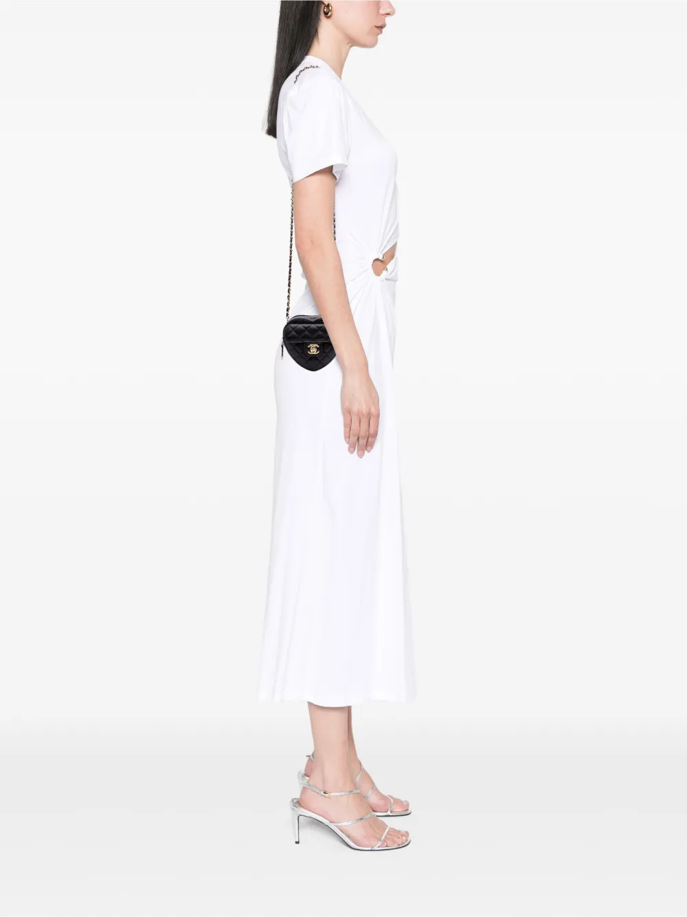 CHANEL Pre-Owned 2021 Mini Lambskin CC in Love Heart crossbody bag | Pre-Owned | Image 2