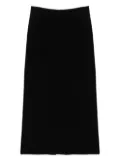 Daniele Fiesoli elastic-waistband midi skirt - Black