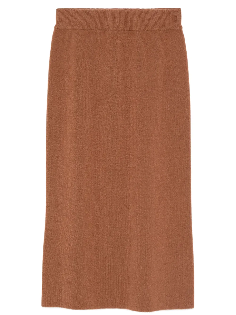 Daniele Fiesoli merino-blend midi skirt | Brown | Image 1
