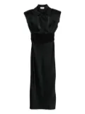 Vestiaire d'un Oiseau Libre corset wool dress - Black