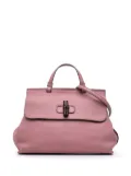 Gucci Pre-Owned 2016-2025 Medium Leather Bamboo Daily satchel - Pink