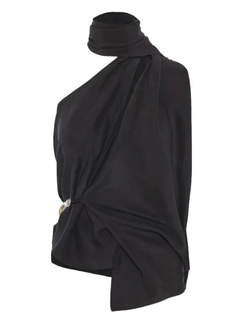 Christopher Esber scarf-detailed top