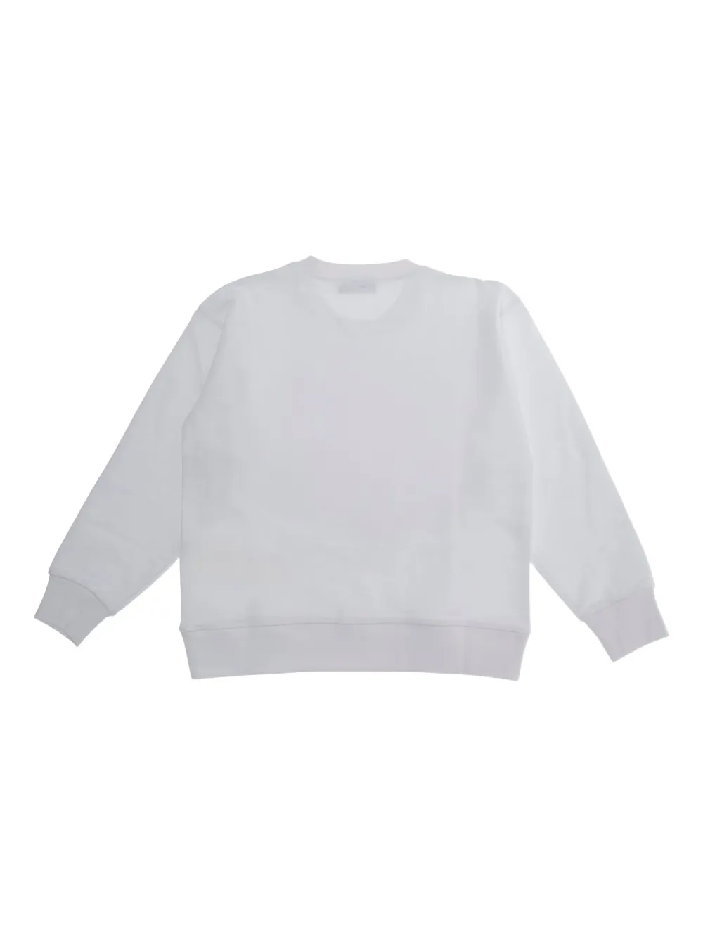 DSQUARED2 KIDS maple-leaf crew-neck sweatshirt Wit