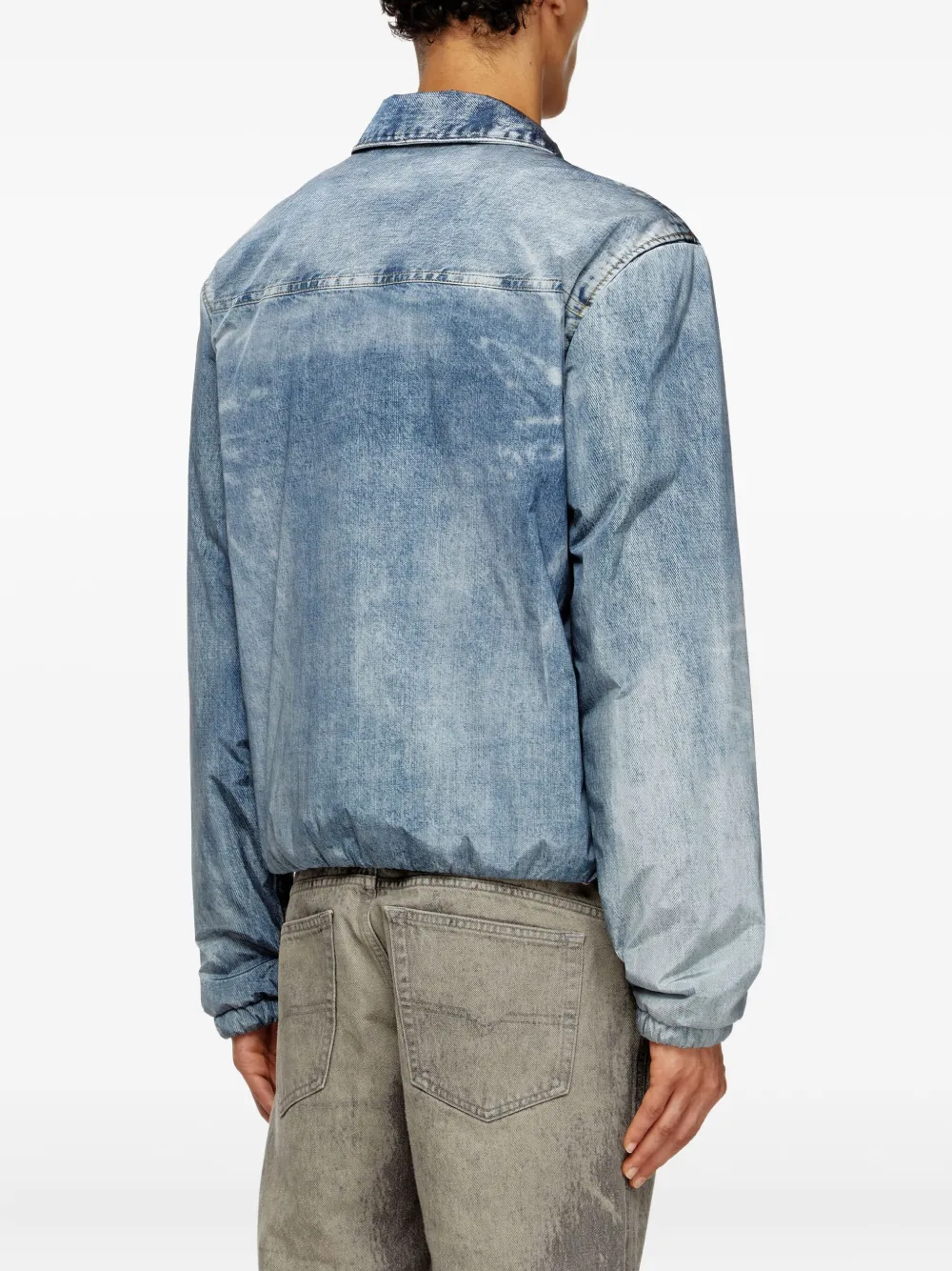 Diesel Jack met denim-effect Blauw