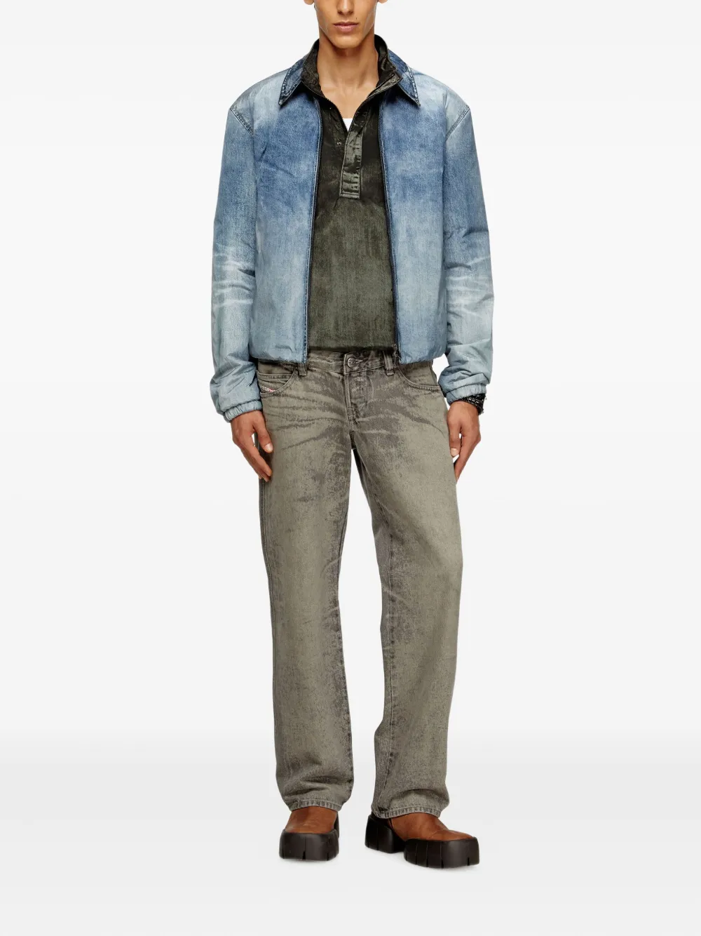 Diesel denim-effect jacket | Denim Jackets | Image 2