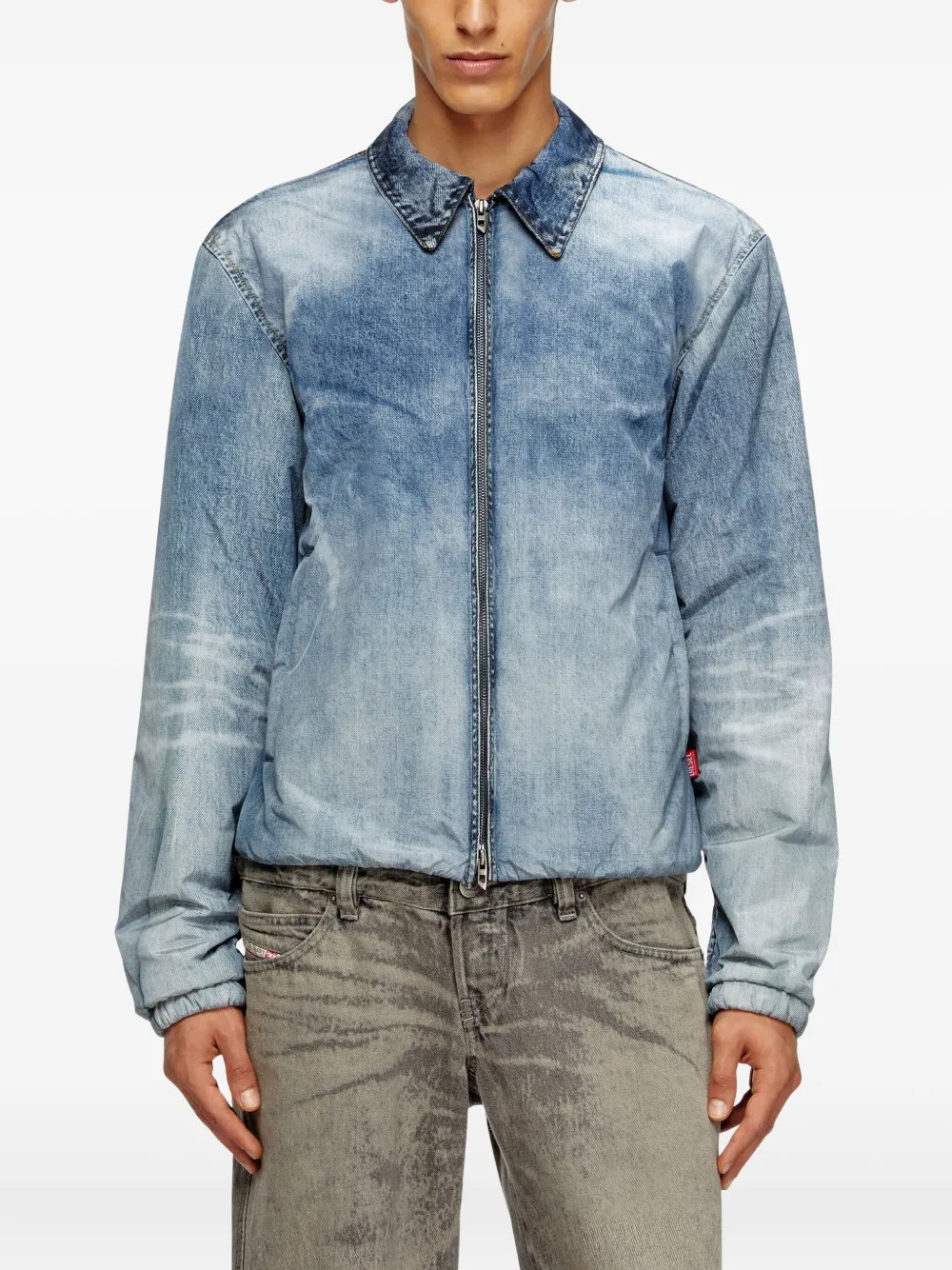 Diesel Jack met denim-effect Blauw