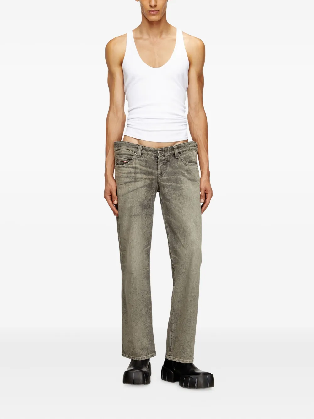 Diesel acid-wash jeans - Grijs