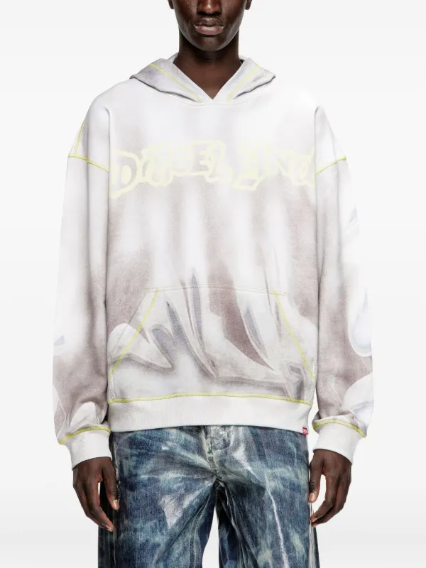 Diesel グラフィティ パーカー | ホワイト | FARFETCH JP
