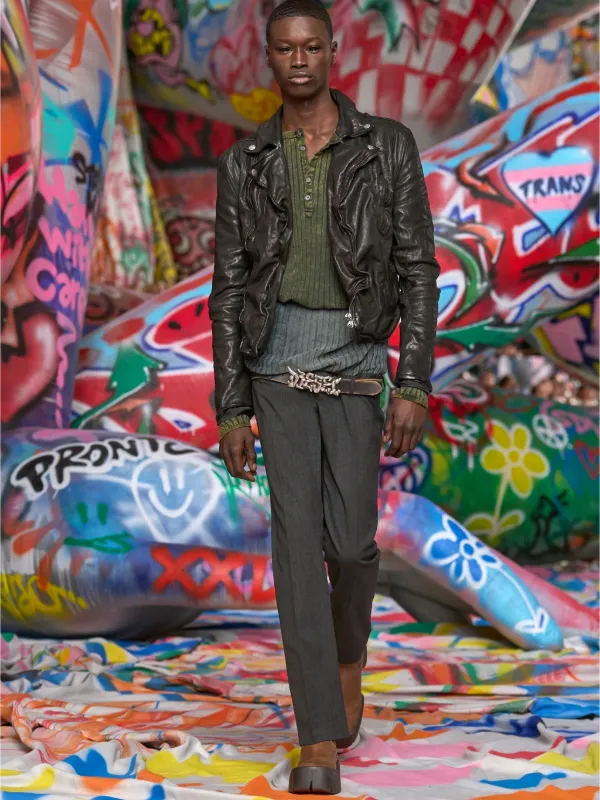 【DIESEL】状態極良好！レザー製メンズブーツダークブラウンオーバルDベルト付 Diesel D-Tex-Oiled レザーブーツ | ブラウン | FARFETCH JP