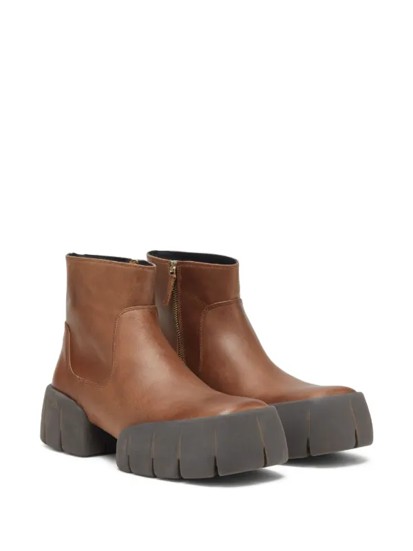 Diesel D-Tex-Oiled レザーブーツ | ブラウン | FARFETCH JP