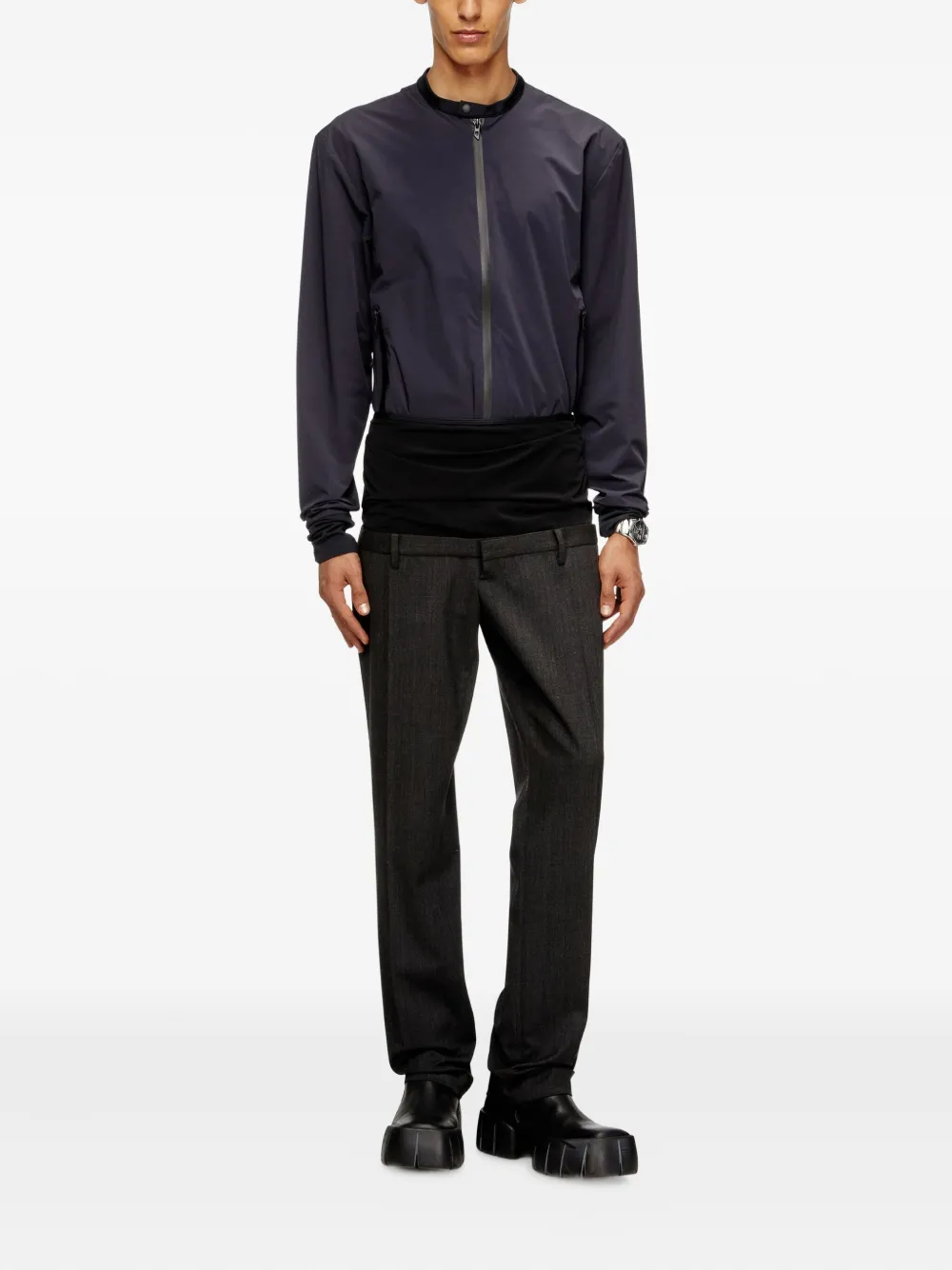 Diesel zip-fastening bomber jacket | Bomber Jackets | Image 2