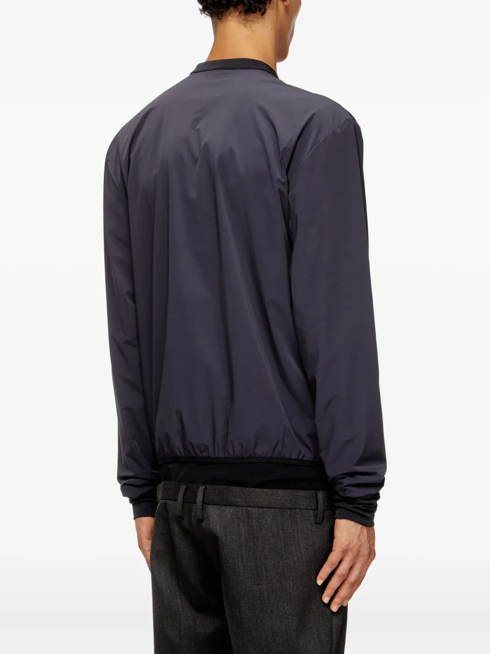 Diesel Zip-fastening Bomber Jacket In Blue
