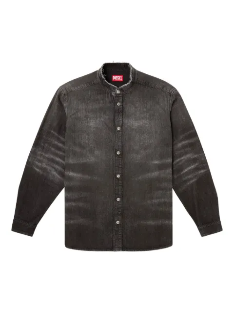 Diesel honeycomb denim shirt