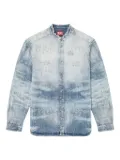 Diesel mandarin-collar denim shirt - Blue