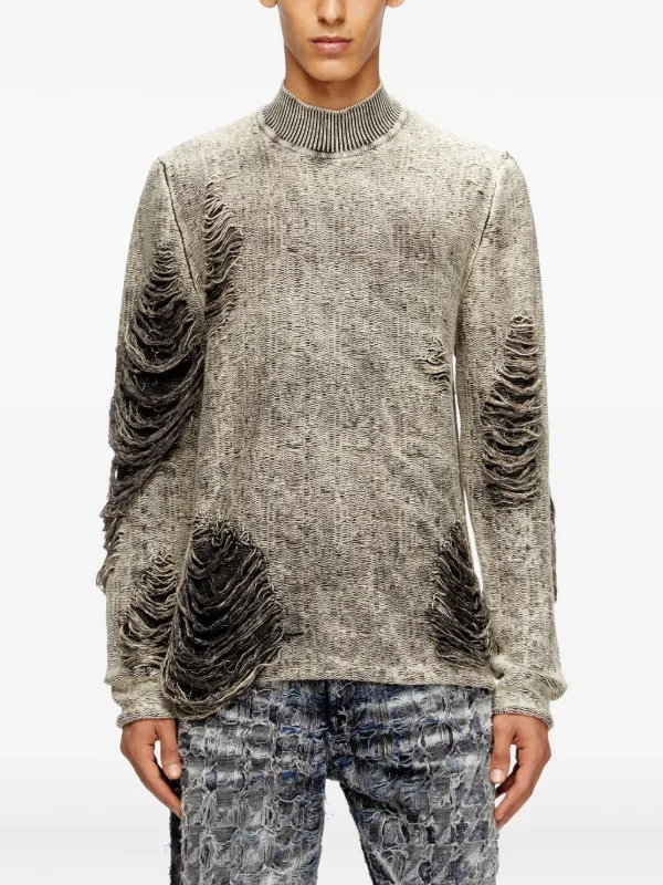 Diesel K-Fjordi モックネック セーター | グレー | FARFETCH JP