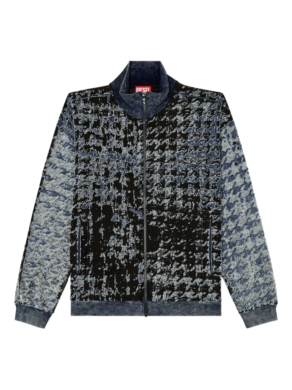 Diesel houndstooth bomber jacket | Blue | Image 1