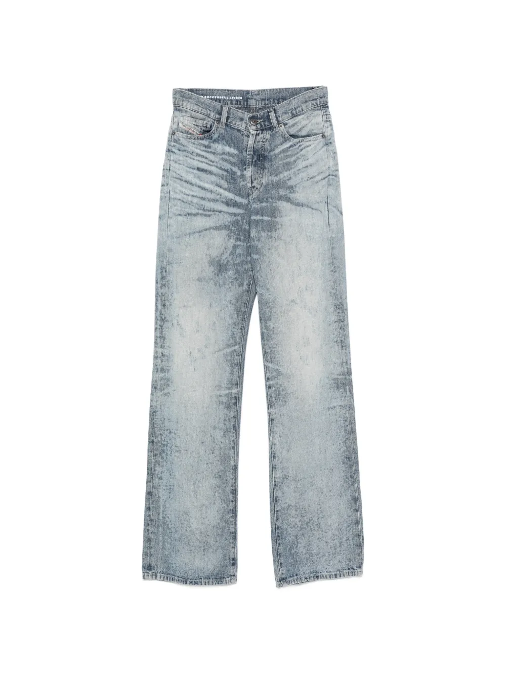 Diesel Jeans con effetto vissuto D-Sent 1971 - Blu