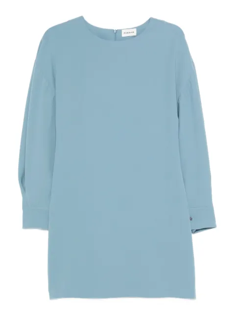 P.A.R.O.S.H. puff-sleeve round-neck dress