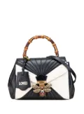 Gucci Pre-Owned 2016-2025 Leather Bamboo Queen Margaret satchel - White