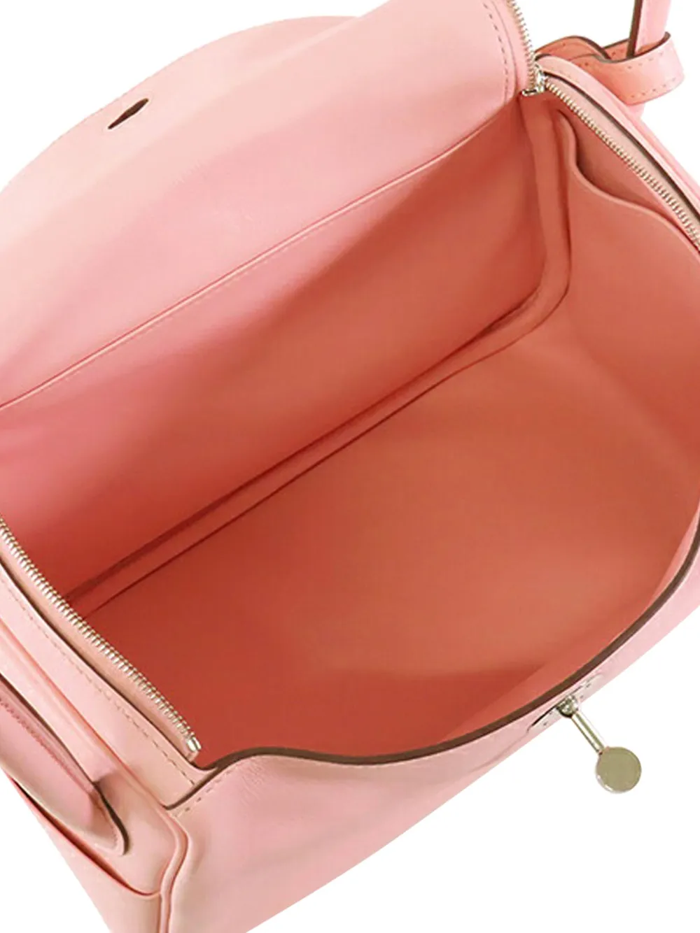 Pre-owned Hermes 2016 Swift Lindy 26 Satchel In Pink