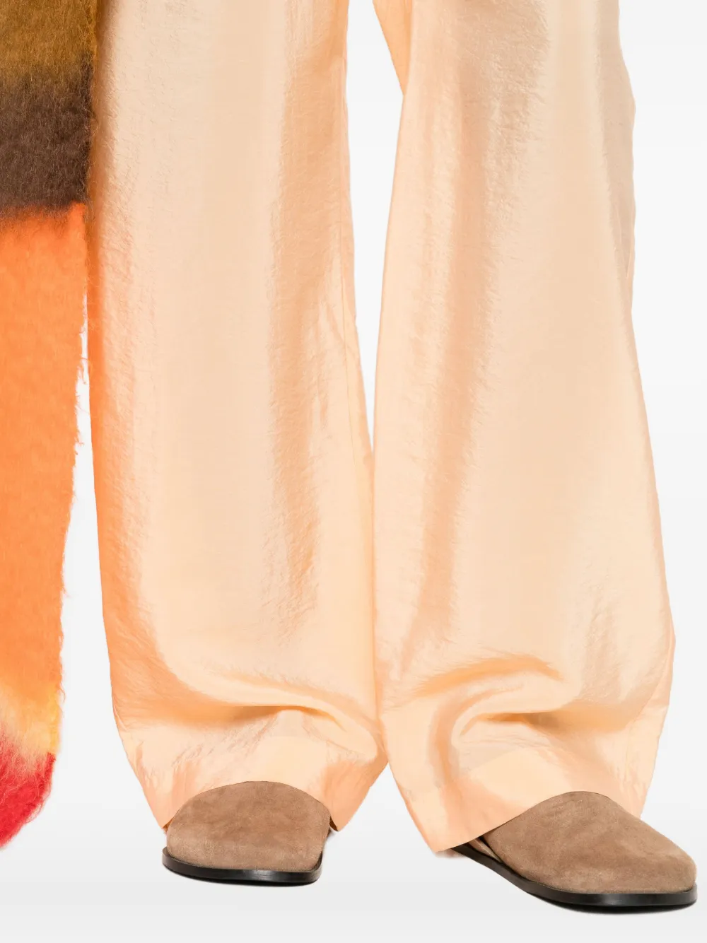 Nanushka Broek met elastische taille Oranje