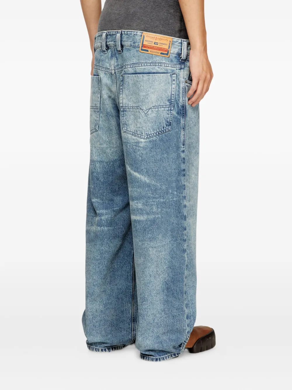 Diesel D-Eni jeans met vijf zakken Blauw