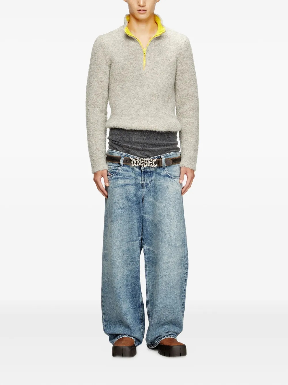 Diesel D-Eni five-pockets jeans - Blauw