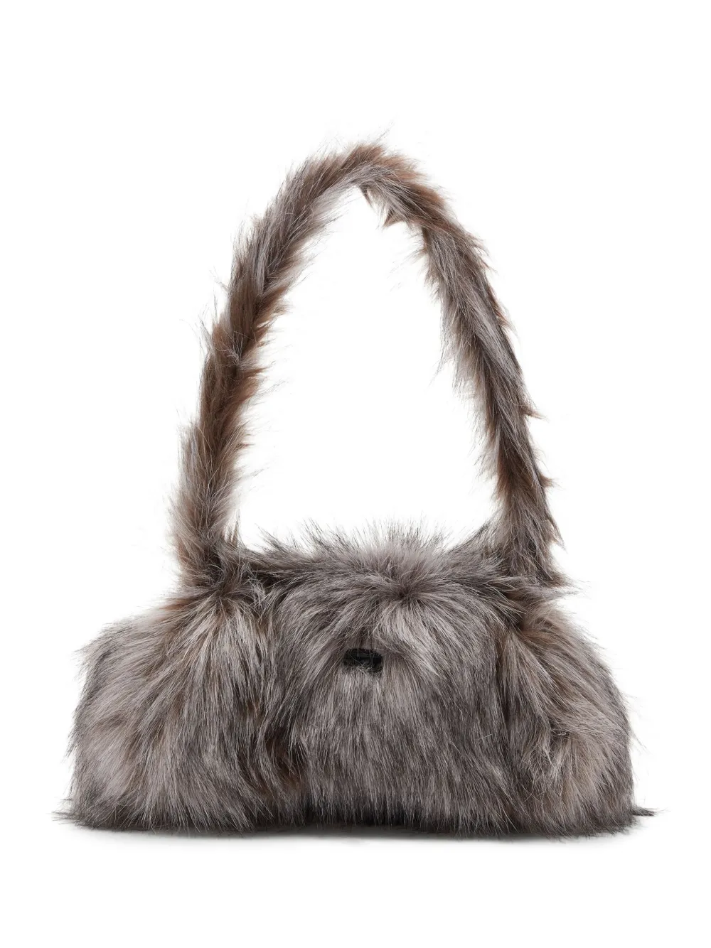 Diesel faux-fur top-handle shoulder bag | Brown | Image 1