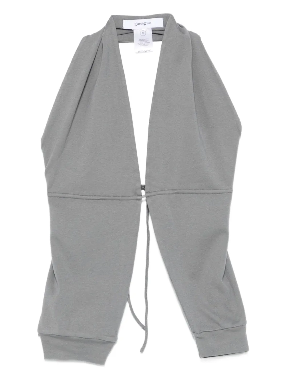 Gimaguas tie-front halter top | Grey | Image 1