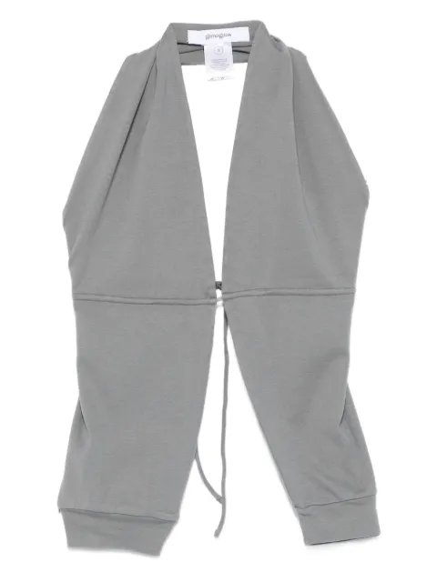 Gimaguas tie-front halter top