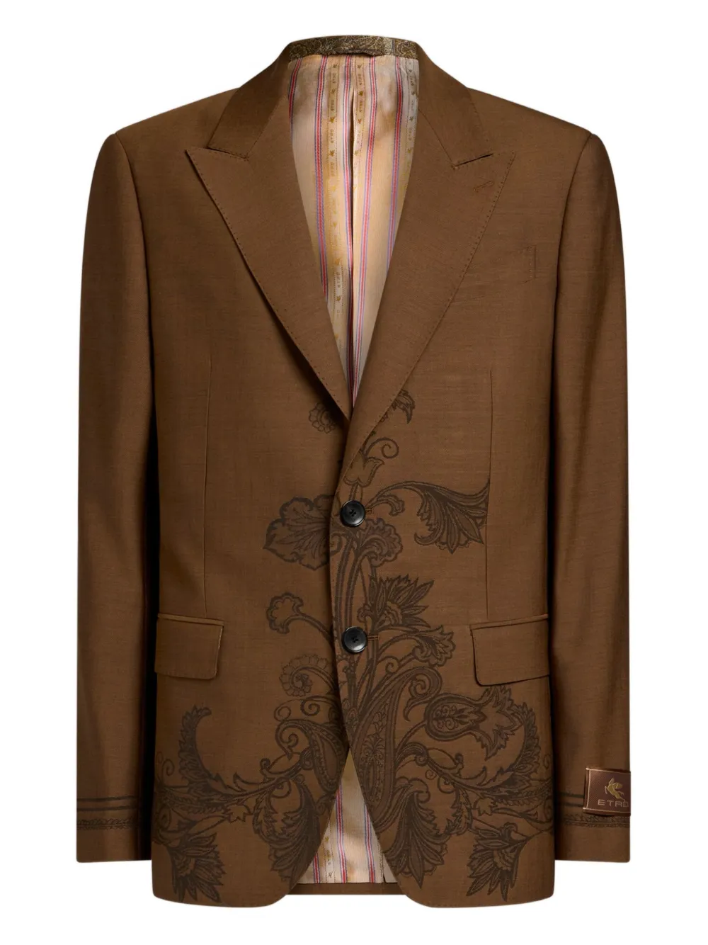 ETRO blazer à fleurs | marron | Image 1