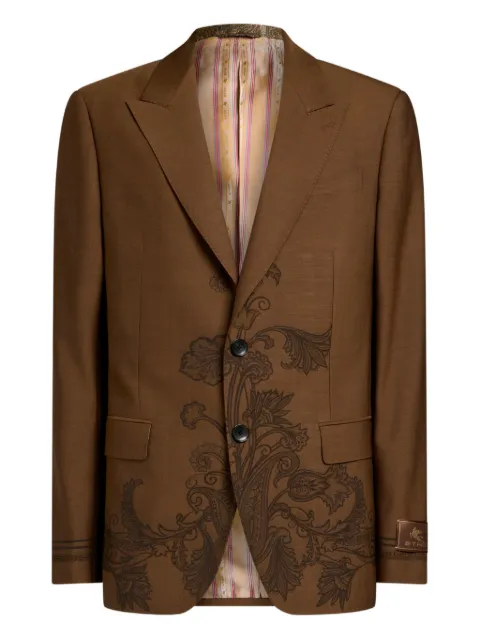 ETRO blazer à fleurs