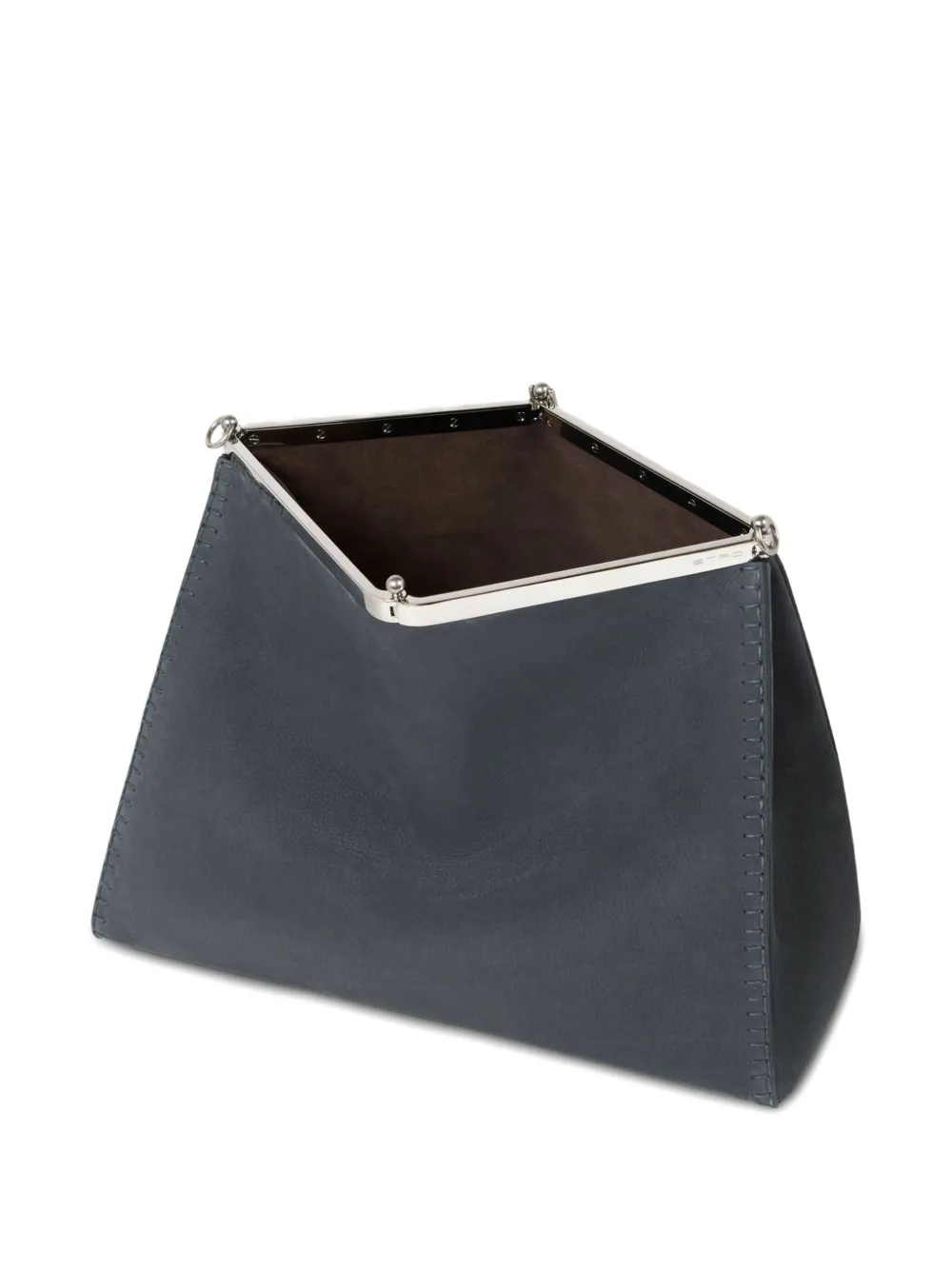ETRO large Vela nubuck-leather tote bag Zwart