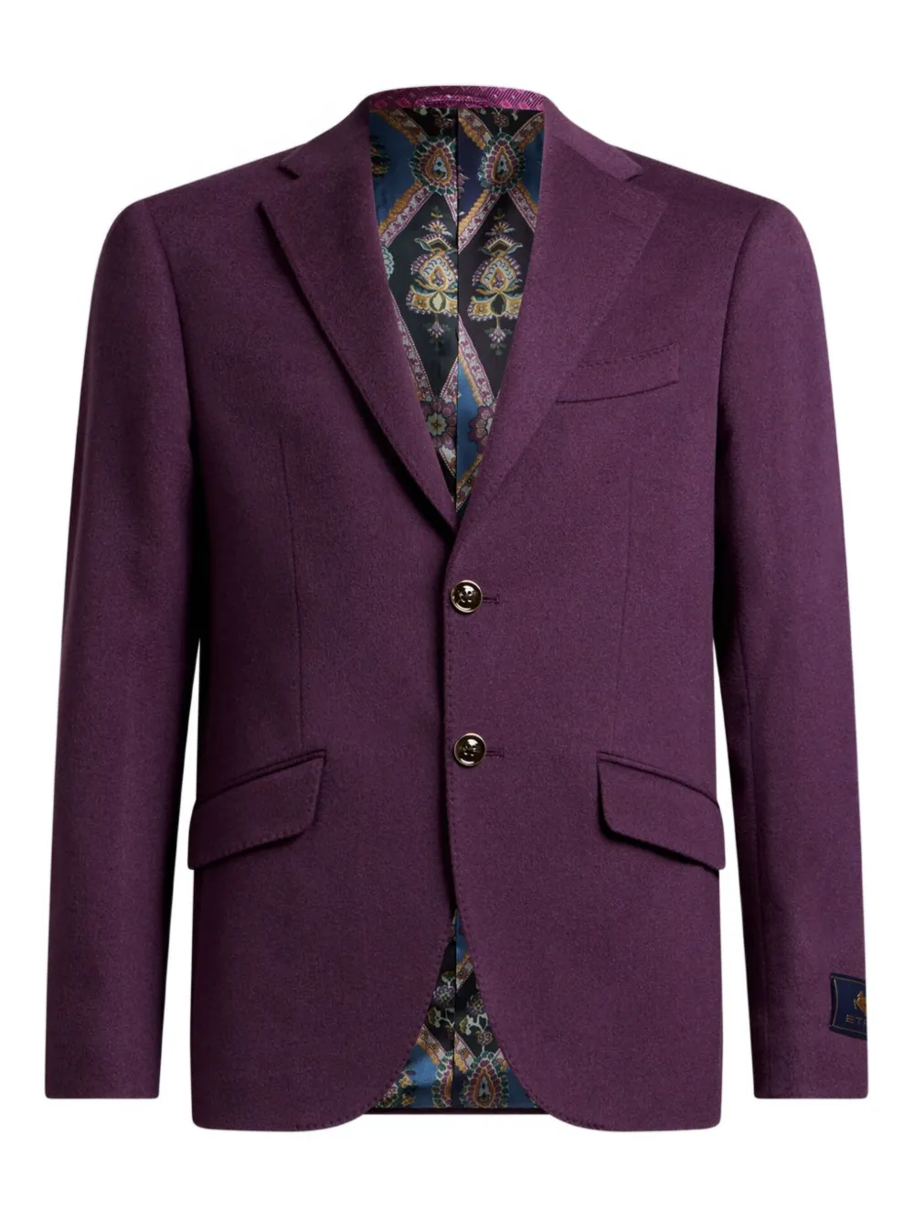 ETRO single-breasted blazer Paars