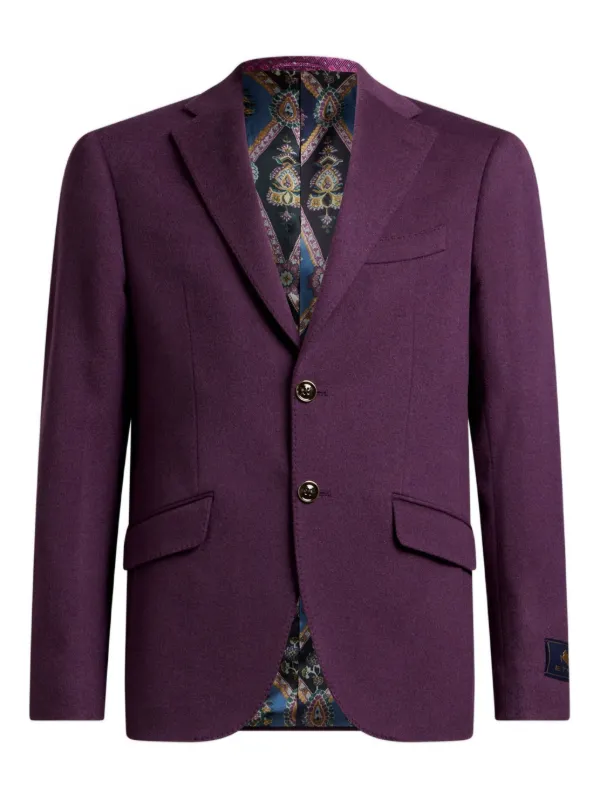 ETRO シングルジャケット | パープル | FARFETCH JP