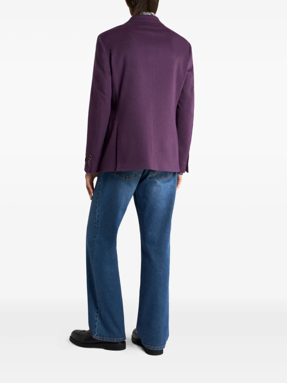 ETRO single-breasted blazer Paars