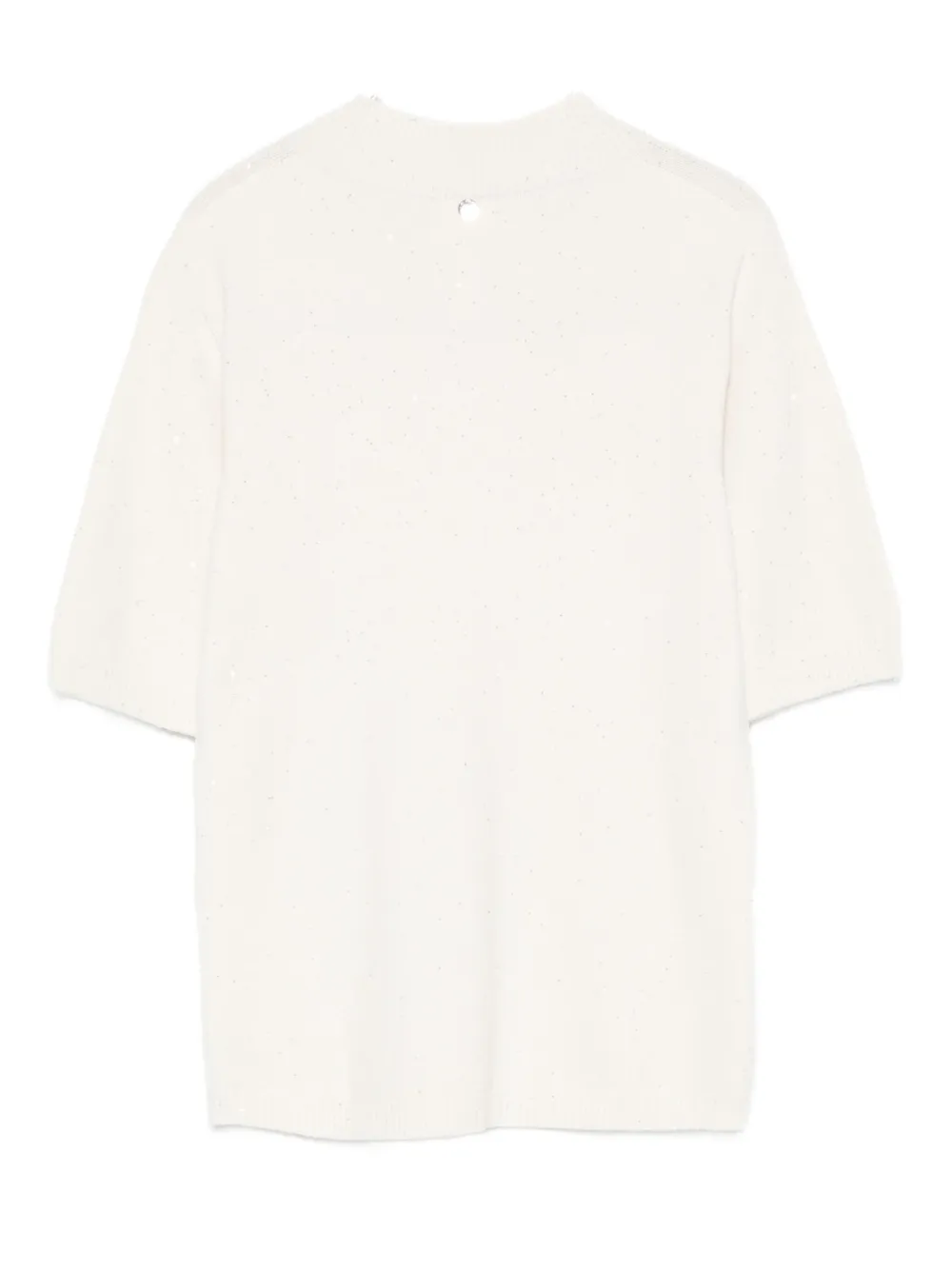 Liu •jo Crew-neck T-shirt In Neutral
