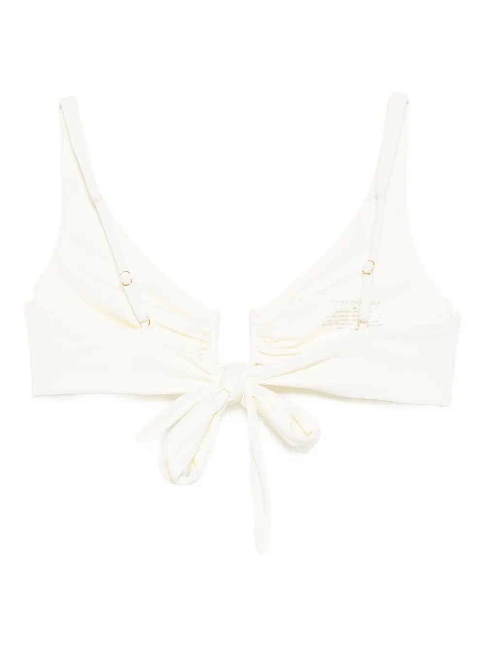 Away That Day Palma Bikini Top In Neutral