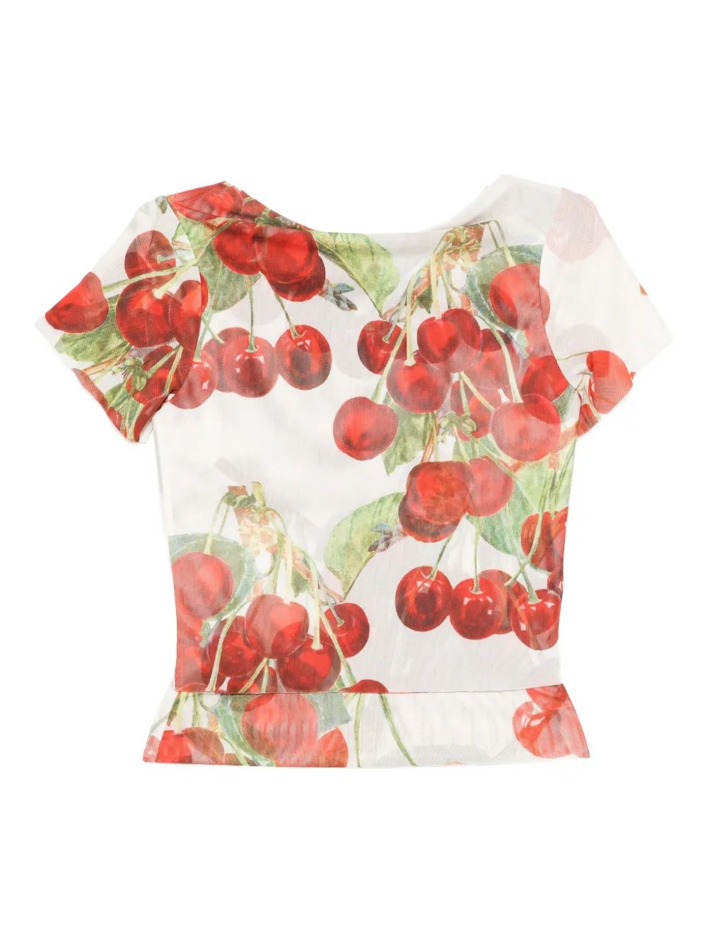 House of Sunny The Cherry mesh top - Beige