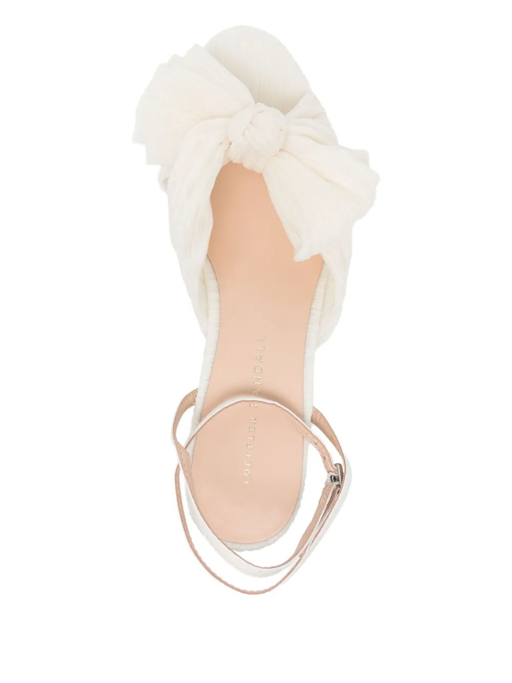 Loeffler Randall 50 mm Dahlia sandalen Beige