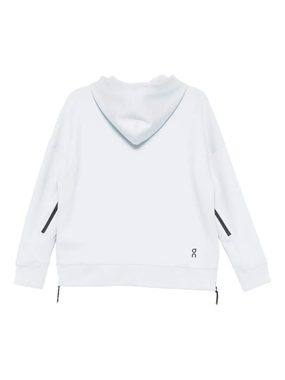 On Running Logo-plaque Hoodie In Blue