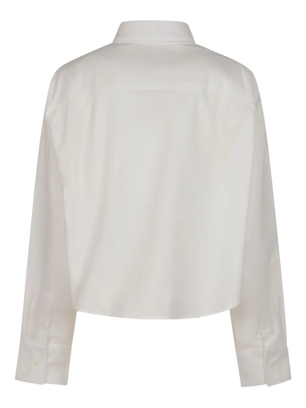 AMI Paris Poloshirt met knopen van parelmoer - Wit