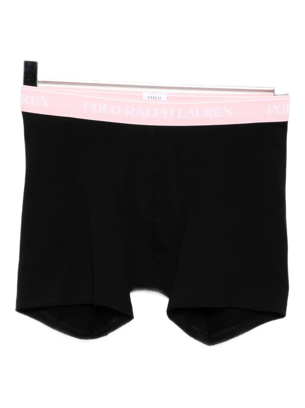 Polo Ralph Lauren Logo-waistband Briefs (set Of Three) In Black