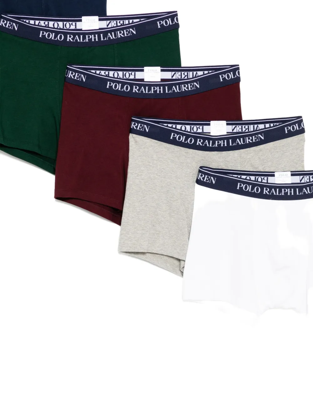 Polo Ralph Lauren Vijf boxershorts met logoband Rood