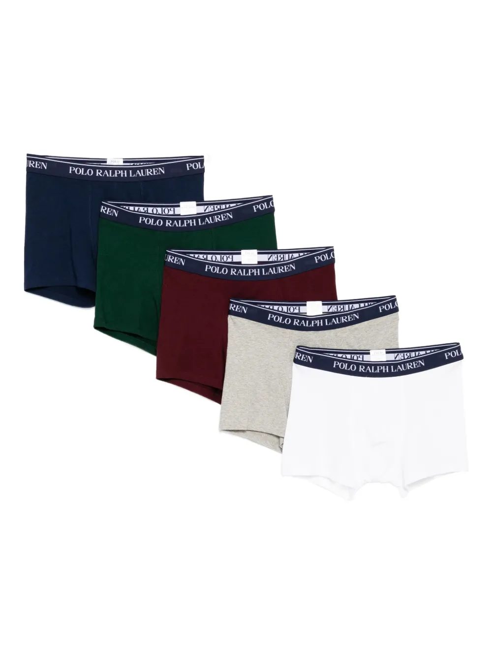 Polo Ralph Lauren Vijf boxershorts met logoband Rood